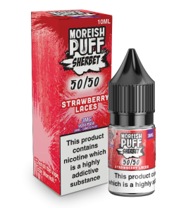 Strawberry Laces Sherbet 5050 - Moreish Puff