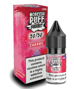 Cherry Sherbet 50 50 by Moreish Puff