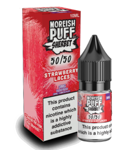 Strawberry Laces Sherbet 50 50 Moreish Puff