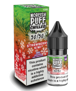 Strawberry and Kiwi Chilled 50 50 by Moreish Puff