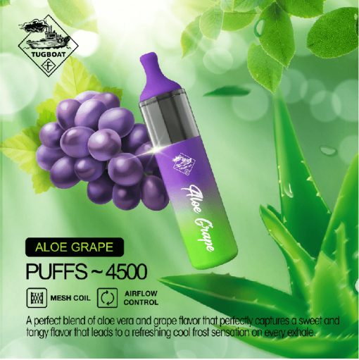 Aloe Grape by Tugboat Evo 4500